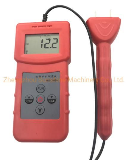 Ms7200+ Widescreen Digital Backlit Display Cardboard Boxes Paper Moisture Meter