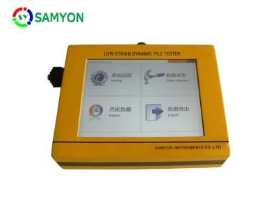 ASTM D5882 Pile Integrity Tester (low strain dynamic pile tester)