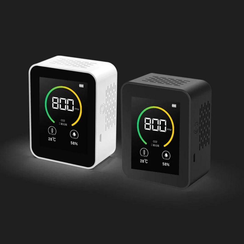 Color Screen TFT Carbon Dioxide CO2 Detector CO2 Meter Gas Concentration Content Intelligent Air Tester