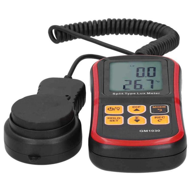 Digital Lux Meter Bt Photometer Luxmeter Split Type LCD Handheld Illuminometer Luminometer Light Meter Lux