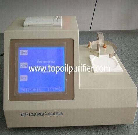 Series Tp-2100 Karl Fischer Automative Oil Water Content Analyzer