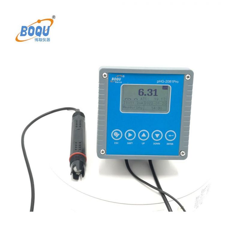 Online Digital pH Sensor RS485 Output Connect with PLC Controller Desktop