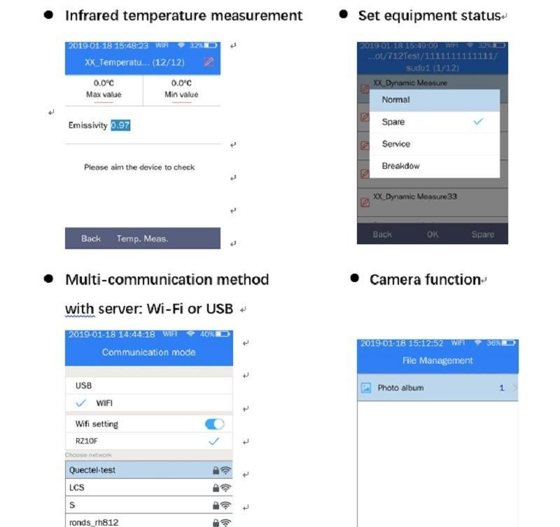 Vibration Data Acquisition Vibration Meter for Rotating Machine