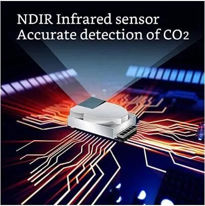 7 in 1 Carbon Dioxide Alarm System Ndir CO2 Meter for CO2 Detector CO2 Monitor