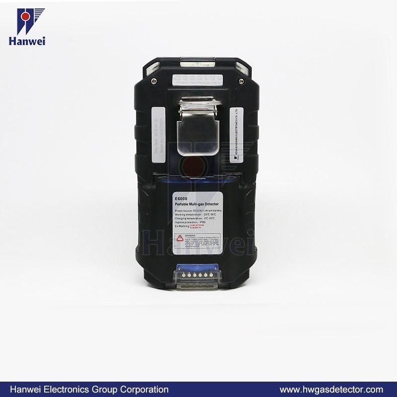 High Precision Industrial Handheld 6 in 1 Gas Detector for Petroleum (E6000)