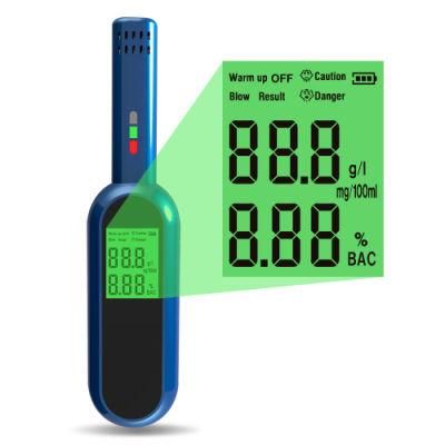 Greaz Alcohol Breathalyzer Breath LCD Tester Digital Breath Alcohol Tester