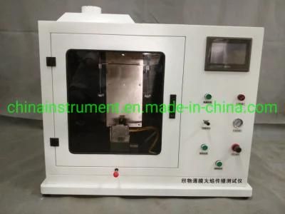 Curtain Flame Propagation Chamber Burning Tester Nfpa 701 Low Price