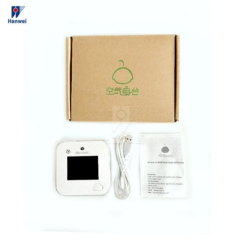 Formaldehyde Detector Pm2.5 Pm10 Air Quality Monitor Support WiFi Communication Can Be Controlled Via APP