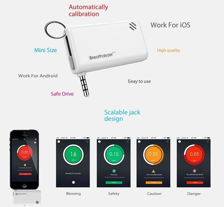 Personal Alcohol Tester, Alcohol Tester, Breathalyzer