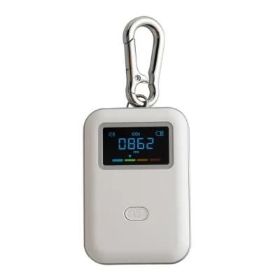 2022 Portable Type CO2 Monitor Rechargeable Air Quality Detector Indoor Outdoor with Sound Alarm