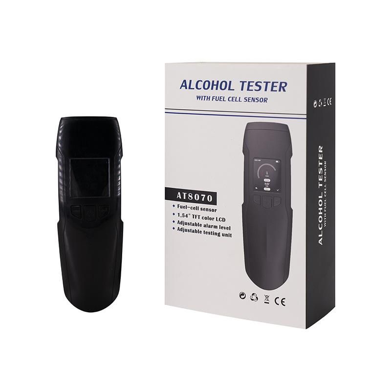 Fuel Cell Sensor Auto Test Alcoholtester Digital Breathalyzer Percentage Portable Alcohol Tester