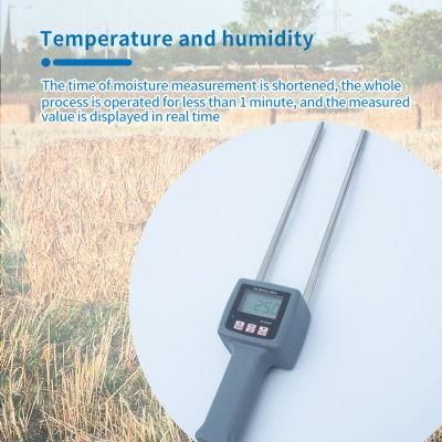 Digital Straw Bran Moisture Meter Tester 0%-84%