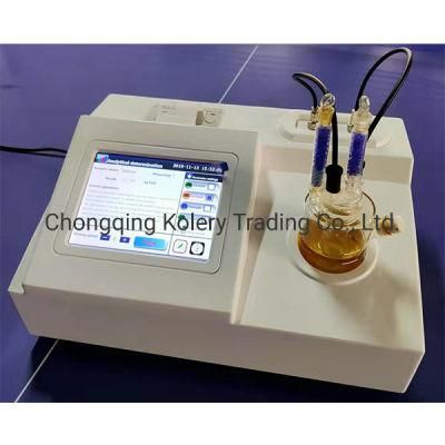 Coulomb Method Karl Fischer Oil Water Content Tester