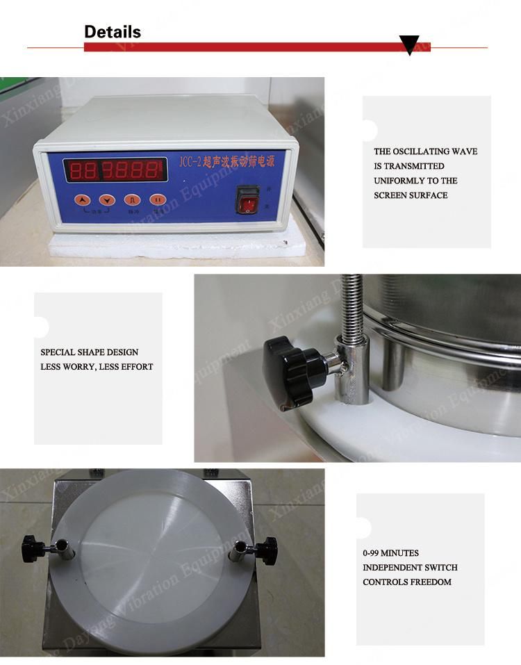 Granule Analysis Test Sieve Shaker Equipment with Multilayer Screening