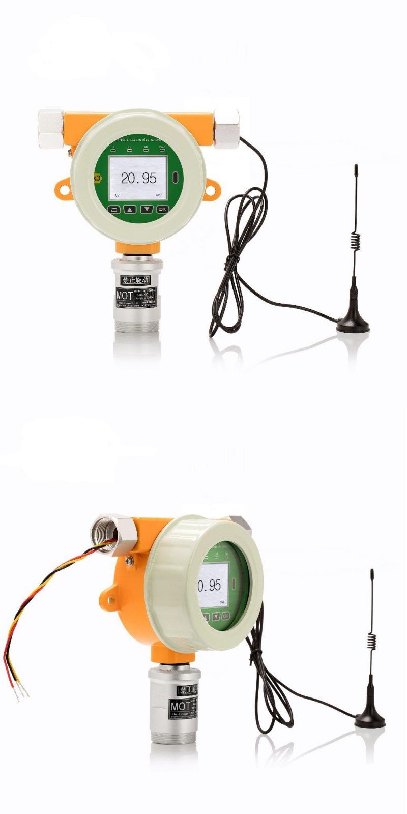 Wall Mounted Fixed Bromine Br2 Gas Detector with Wireless Transmitter