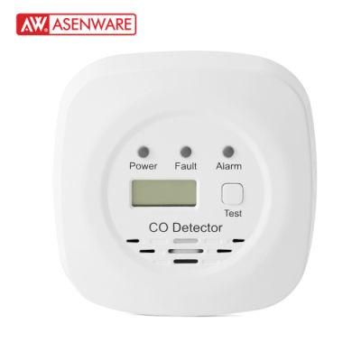 2022 Newest Asenware Standalone Carbon Monoxide Detector 3V Battery Cheap Price Co Detector
