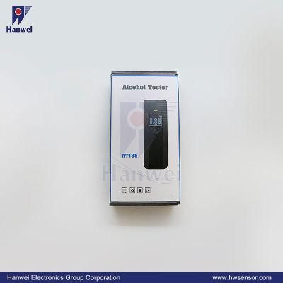 Best Selling Portable Mini LCD Display Digital Personal Breathalyzer (AT188)