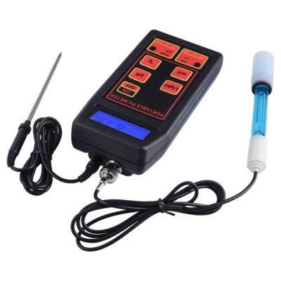 pH-8424 pH Meter, Portable pH Meter Waterproof pH Thermometer, No ORP Electrode