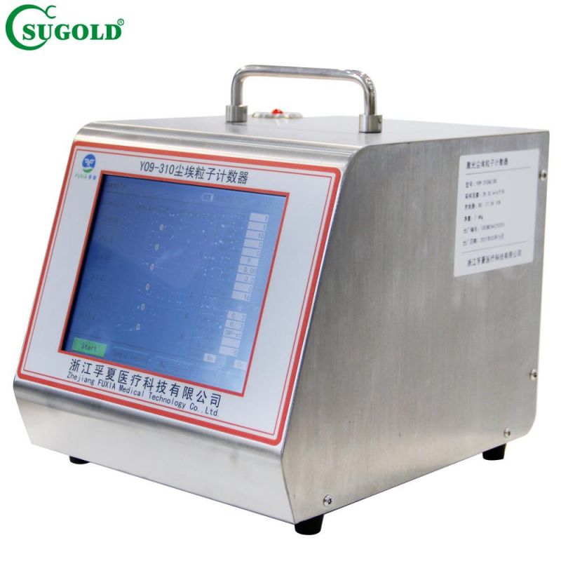 Y09-310acdc Battery Operated 28.3L/Min Laser Particle Counter