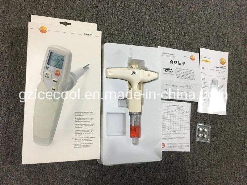 Original Testo 205 pH Value Measuring Instrument Meter No. 0563 2051 for Meat