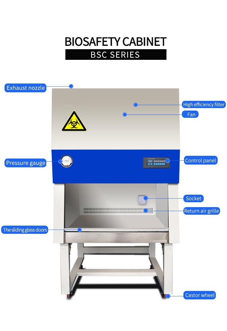 All Steel 30% Air Exhaust Biological Safety Cabinet