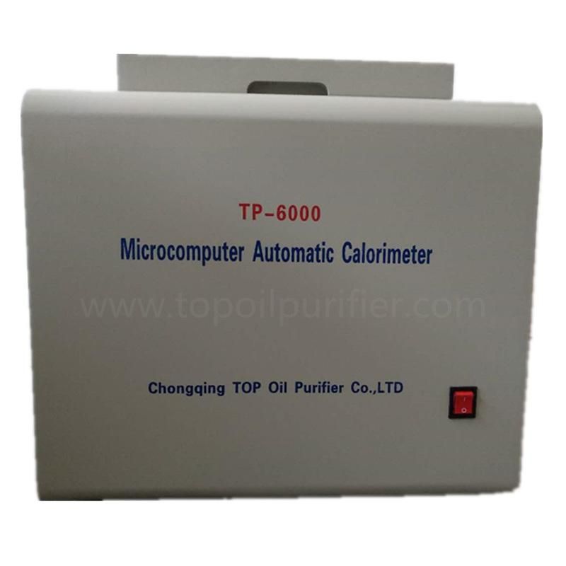 Automatic Coal Calorific Testing Equipment ASTM D240 Certified Oils Oxygen Bomb Calorimeter Tp-6000