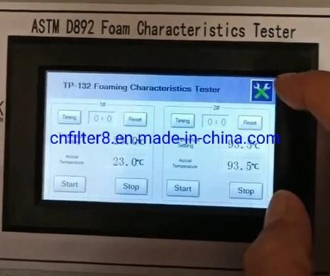 Ce ASTM D892 Lubricating Oil Foaming Characteristics Analyzer