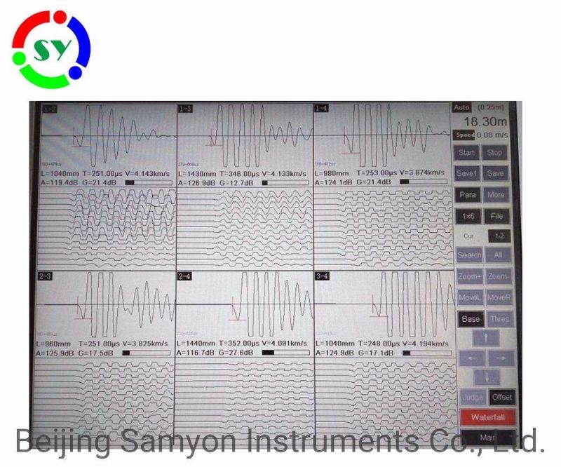 Nonmetal Ultrasonic Detector for Concrete Construction Testing