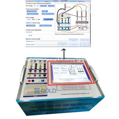 High Voltage Switch Tester Circuit Breaker Analyzer CB Dynamic Characteristics Tester