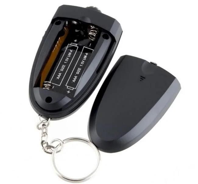 Portable Handheld Digital Breathalyzer Air Detector Breath Detector Breathalyzer Alcohol Breathalyzer Portable Key Chain LED Lighter Alcohol Breath Tester