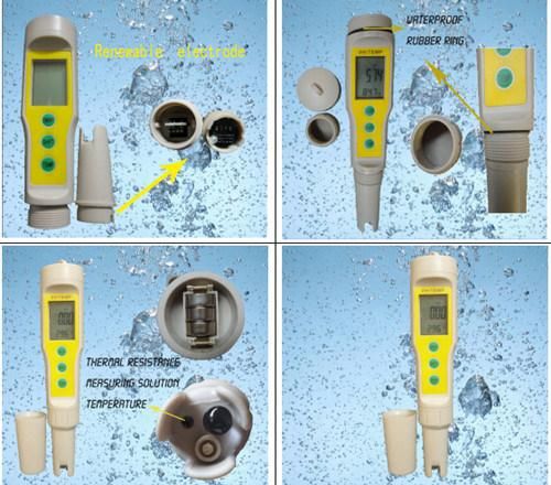 Water Proof pH / TDS / Salt / Temp Meter (pH-3)
