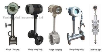 Air Gas LNG LPG Gas Vortex Precession Flowmeter