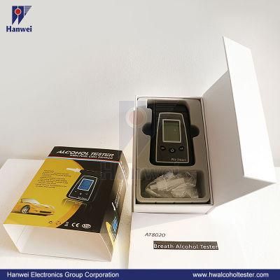 Portable Commercial Breath Alcohol Tester for Workplace Breathalyzer (AT8020)