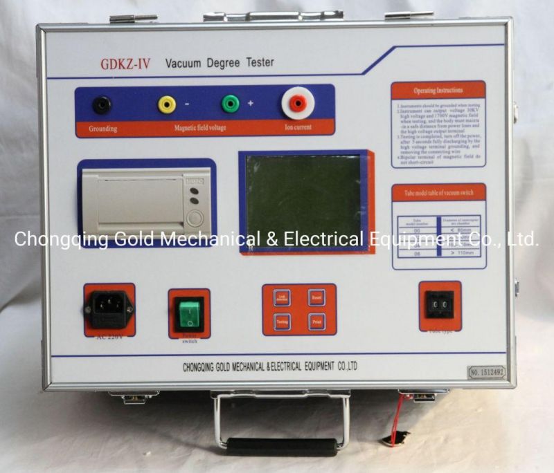 Gdkz-IV Digital Vacuum Degree Tester for Hv Vacuum Switch