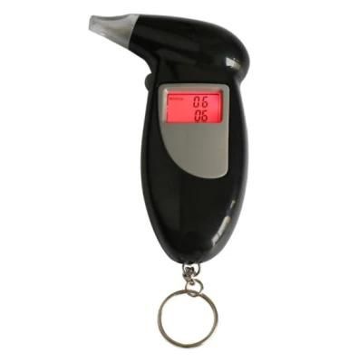 Portable Handheld Digital Breathalyzer Breath Alcohol Tester for Drunk Driving or Alcohol Breathalyzer with Key Chain