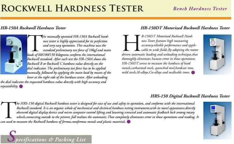 Hrs-150 Digital Rockwell Hardness Tester