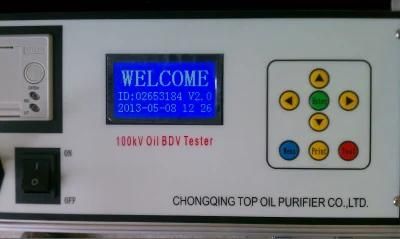 Series Ijj-II-80 Fully Automatic Transformer Oil Dielectric Strength/ Bdv Tester