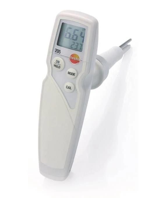 Original Testo 205 - pH/Temperature Measuring Instrument Testo205 pH Meter for Semi-Solid Media