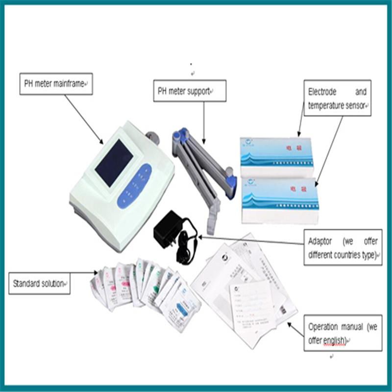 Phs-25 Manual Temperature Compensation Cheap Laboratory Bench Top pH Meter