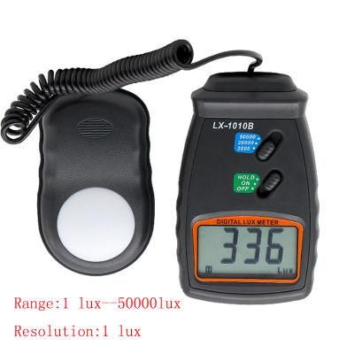 Digital Illuminance Meter Lux Meter with LCD Display 1-50000 Lux Range