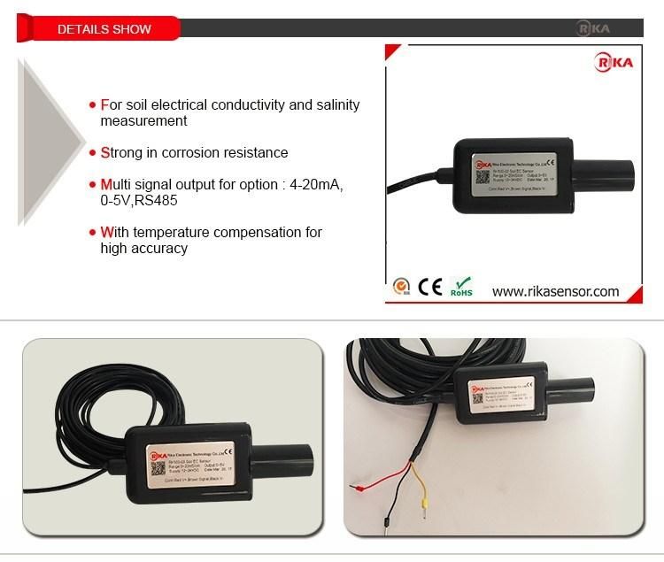 Rika Rk500-03 Cheap Online Soil Salinity / Electrical Conductivity / Ec Sensor