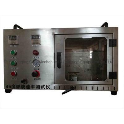 45 Degree Flammability Tester Burning Testing Equipment for Fabric