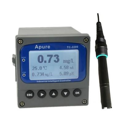 Industrial Online pH Free Residual Chlorine Meter Controller with Sensor