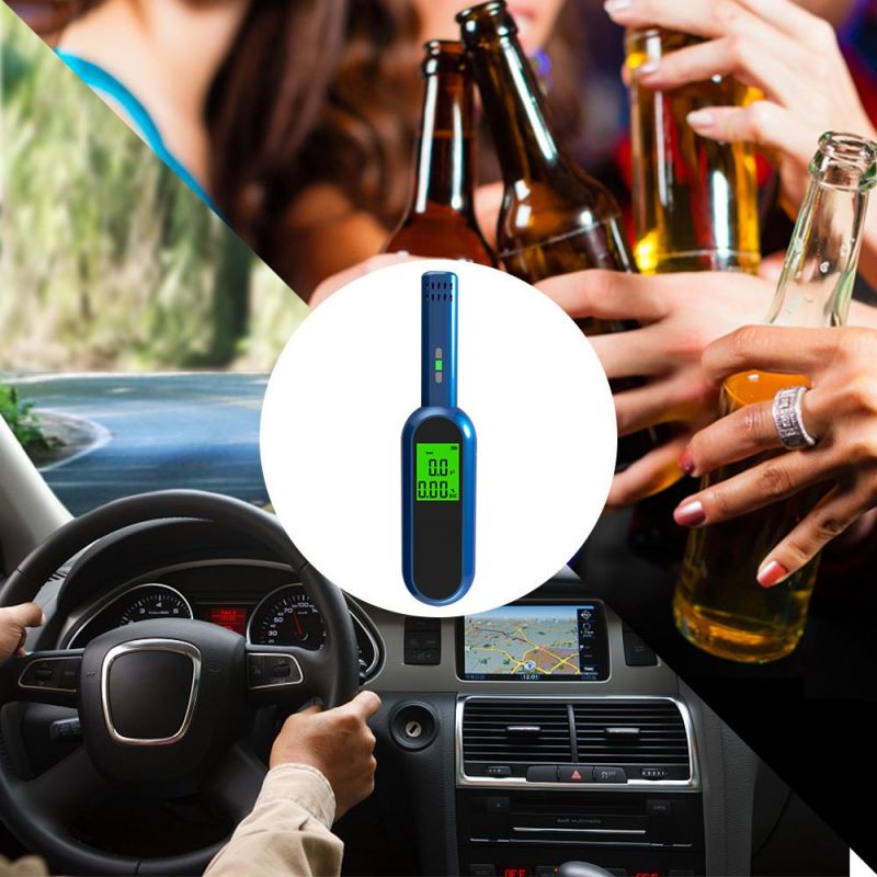 Greaz Alcohol Breathalyzer Breath LCD Tester Digital Breath Alcohol Tester