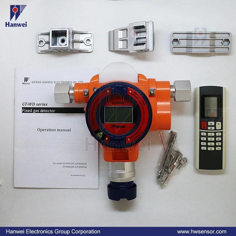 0-100ppm Fixed Hcn Gas Detector with 4-20mA Output Match a Control Panel