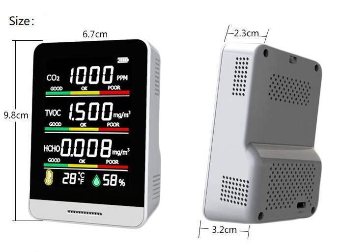 LCD All-in-One Air Quality Detector