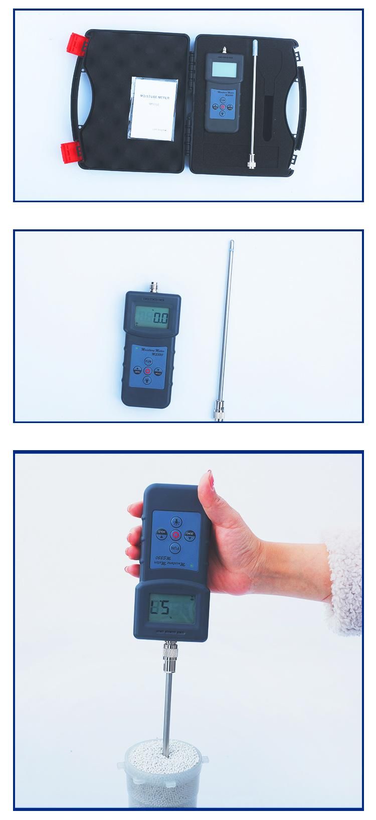 High Frequency Moisture Meter for Powder, Sand and Soil