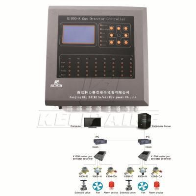 K1000 Multi Channel Gas Detector Controller Use RS485 Signal