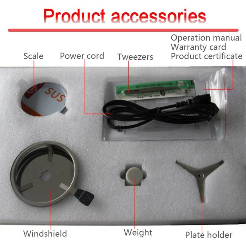 Laboratory 50g LCD Screen Rapid Moisture Meter