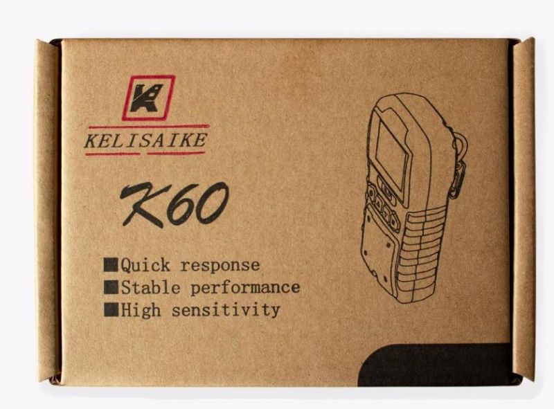 Battery Operated Portable Multi Gas Safety Alarm Detector for up to 4 Gases Detection